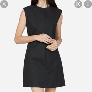 Everlane E2 capsule holiday flare mini dress